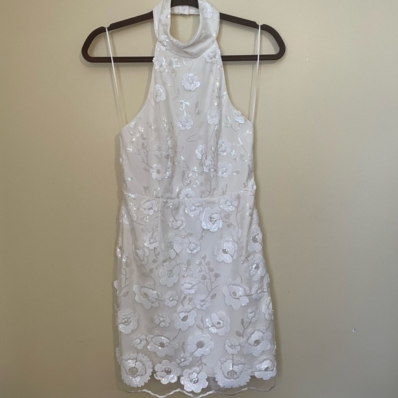 Milly Harriet Floral Halter Mini Dress - Picture 4 of 8